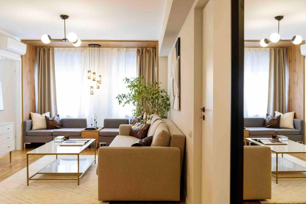 Stunning Views 2Br Intercontinental Flat Apartment บูคาเรสต์ ภายนอก รูปภาพ
