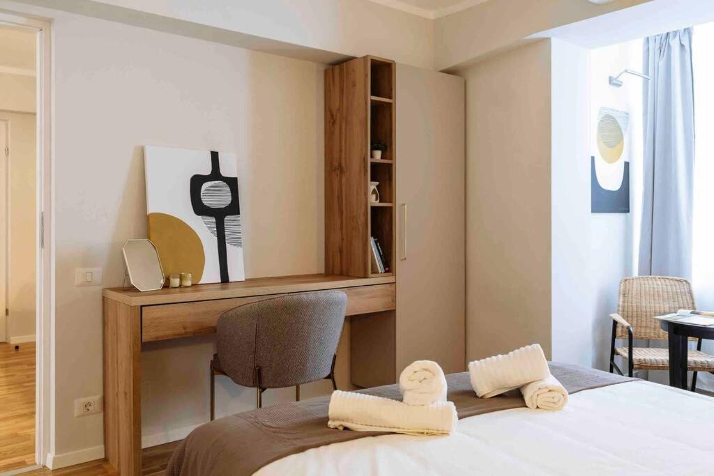 Stunning Views 2Br Intercontinental Flat Apartment บูคาเรสต์ ภายนอก รูปภาพ